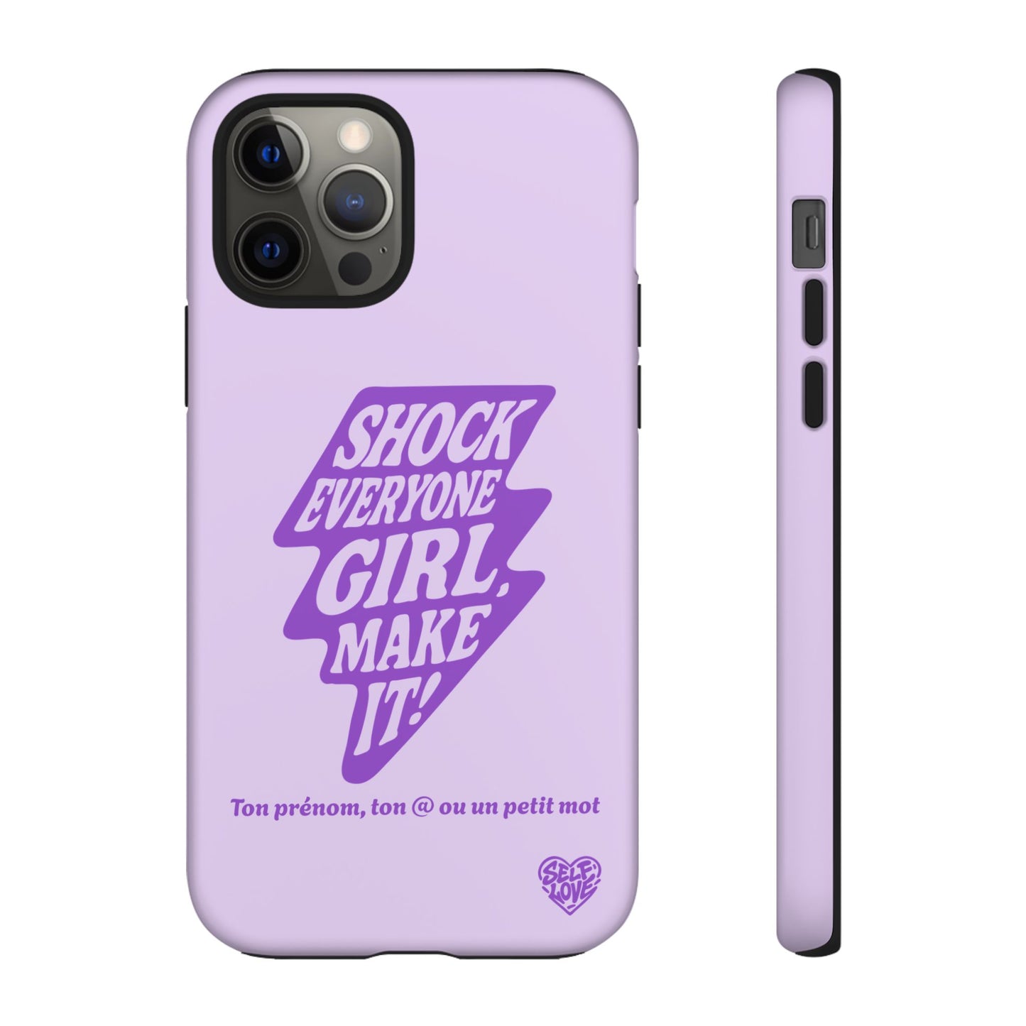 Shock Everyone - Coque iPhone (violet)