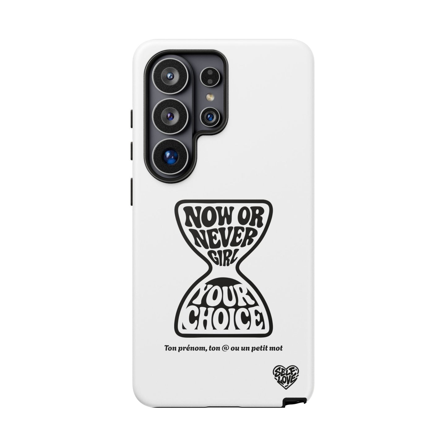 Now Or Never Girl - Coque Samsung (blanc)