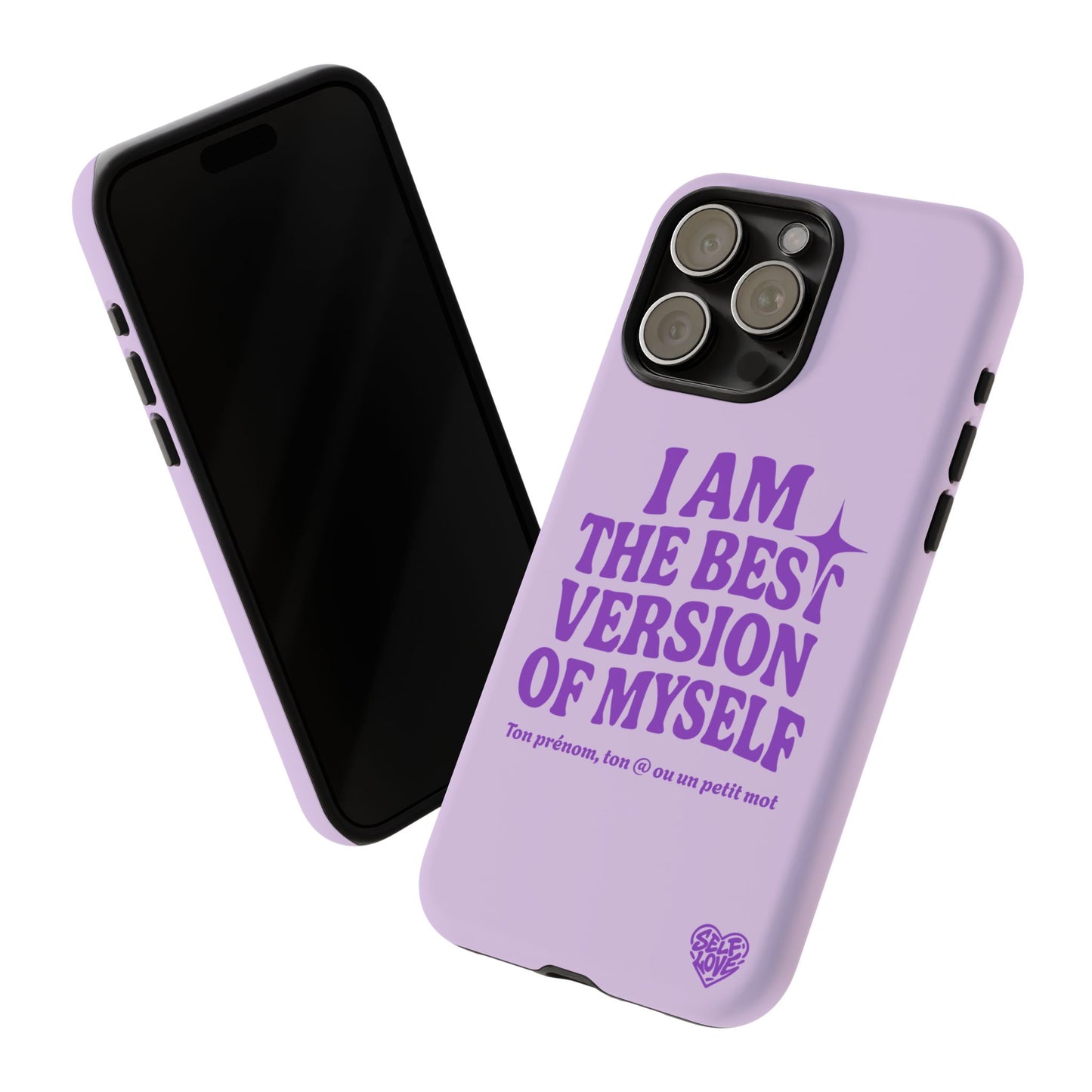 I Am The Best Version Of Myself - Coque iPhone (violet)