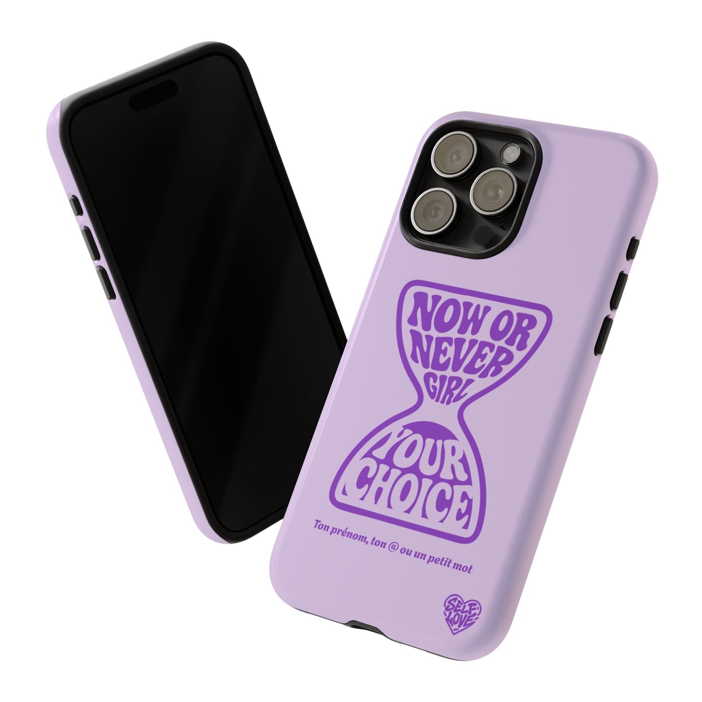 Now Or Never Girl - Coque iPhone (violet)