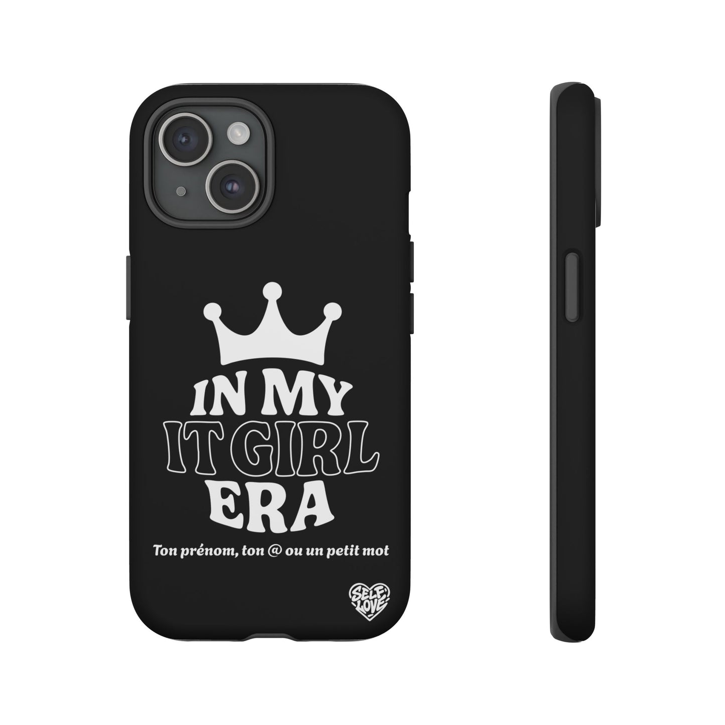 In My It Girl Era - Coque iPhone (noir)