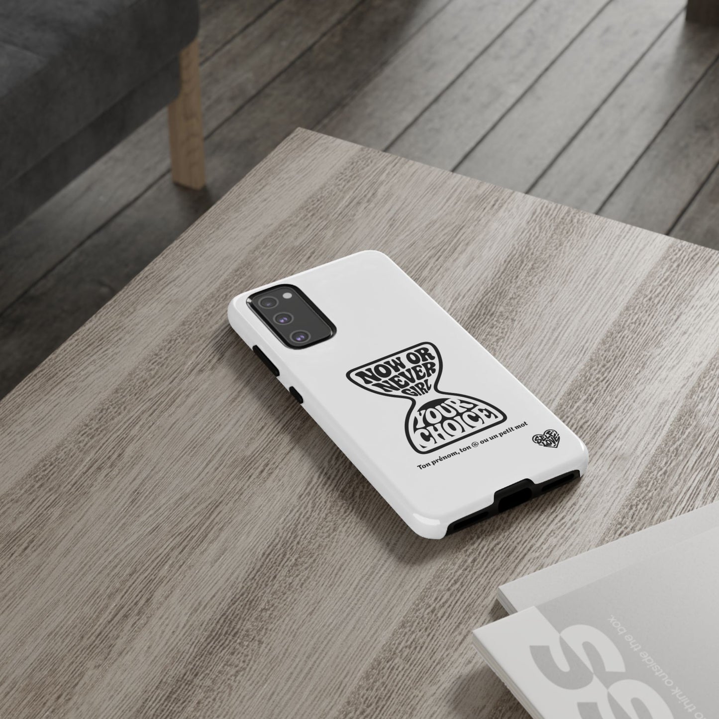 Now Or Never Girl - Coque Samsung (blanc)