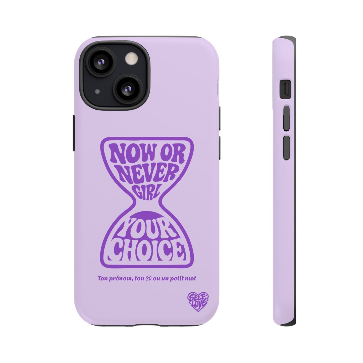 Now Or Never Girl - Coque iPhone (violet)