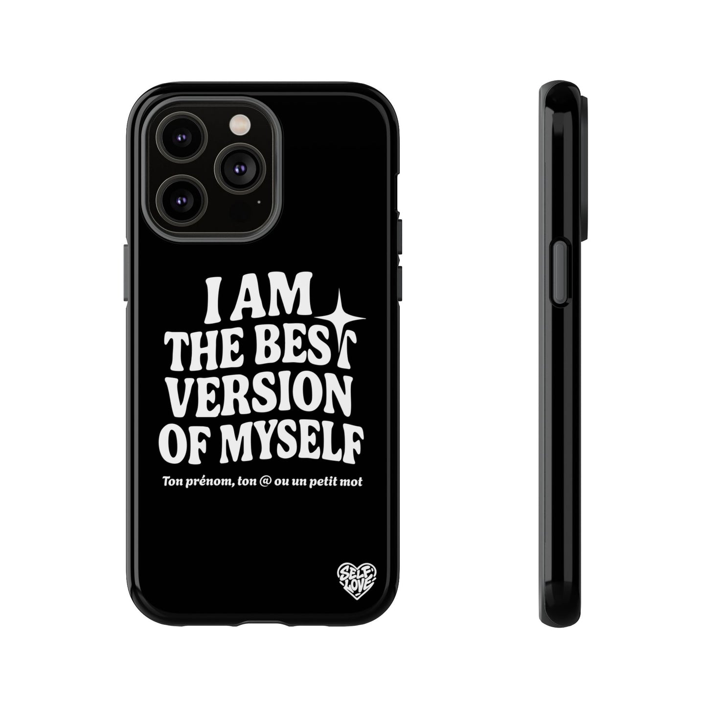 I Am The Best Version Of Myself - Coque iPhone (noir)