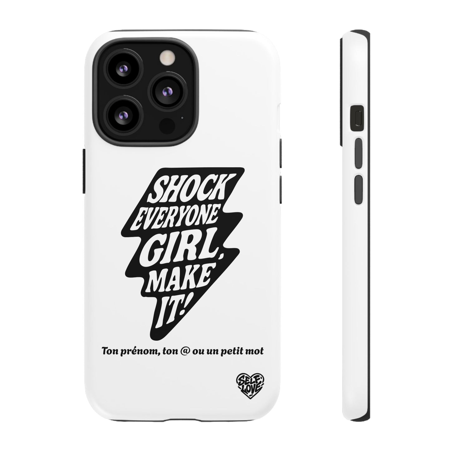 Shock Everyone - Coque iPhone (blanc)