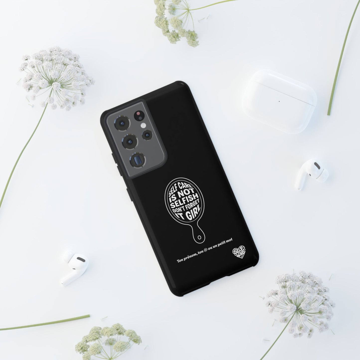 Self Care - Coque Samsung (noir)