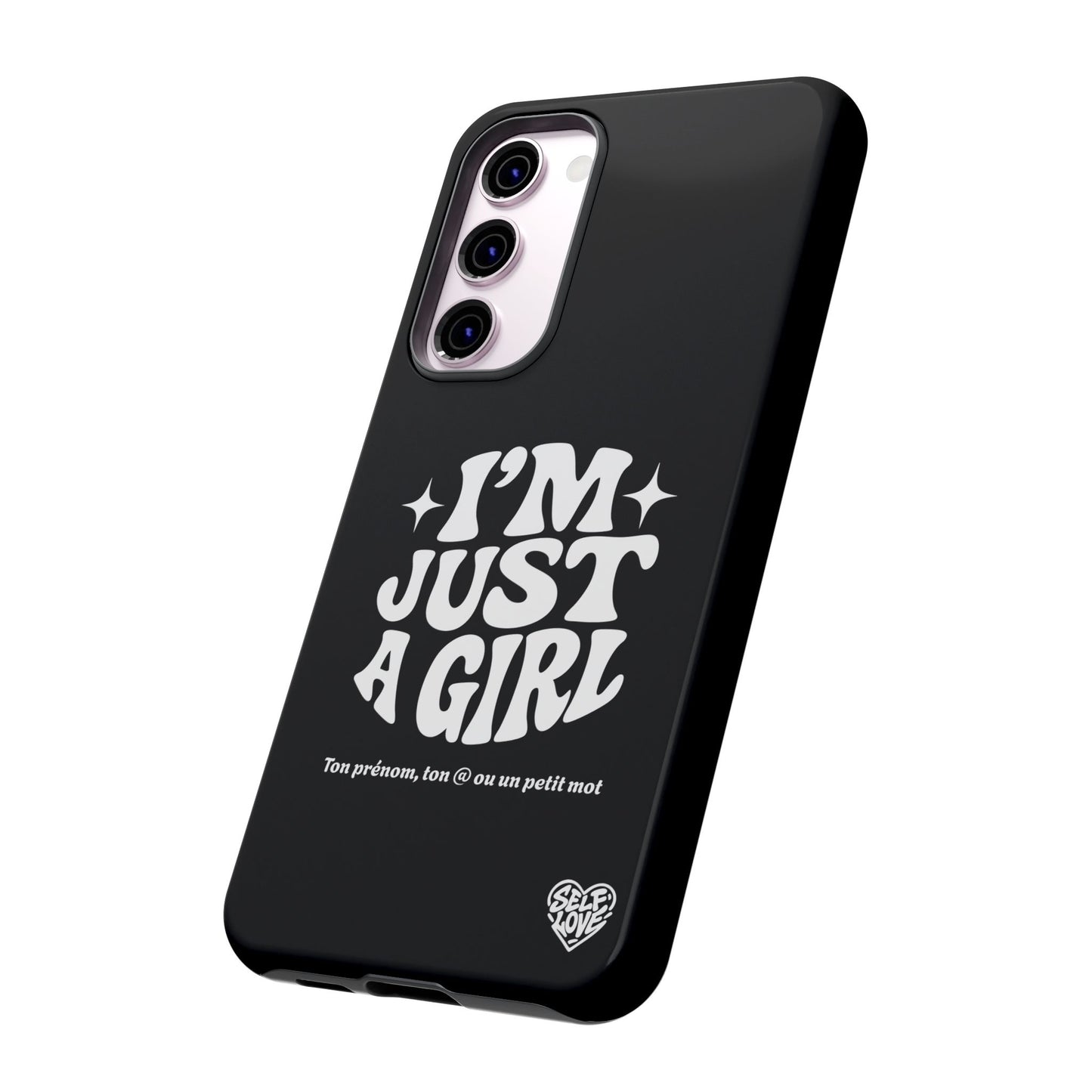 Im Just A Girl - Coque Samsung (noir)