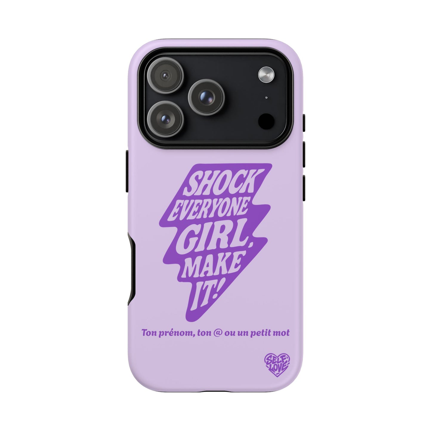 Shock Everyone - Coque iPhone (violet)