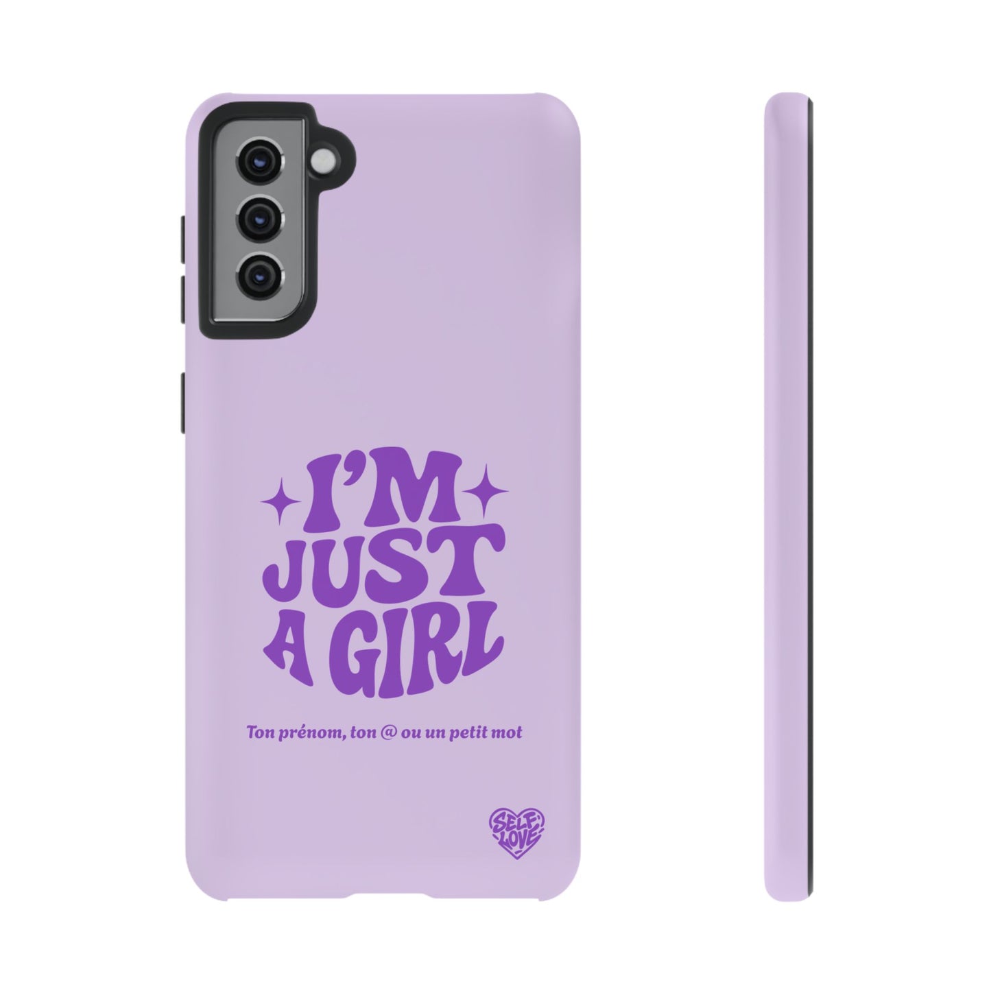 Im Just A Girl - Coque Samsung (violet)
