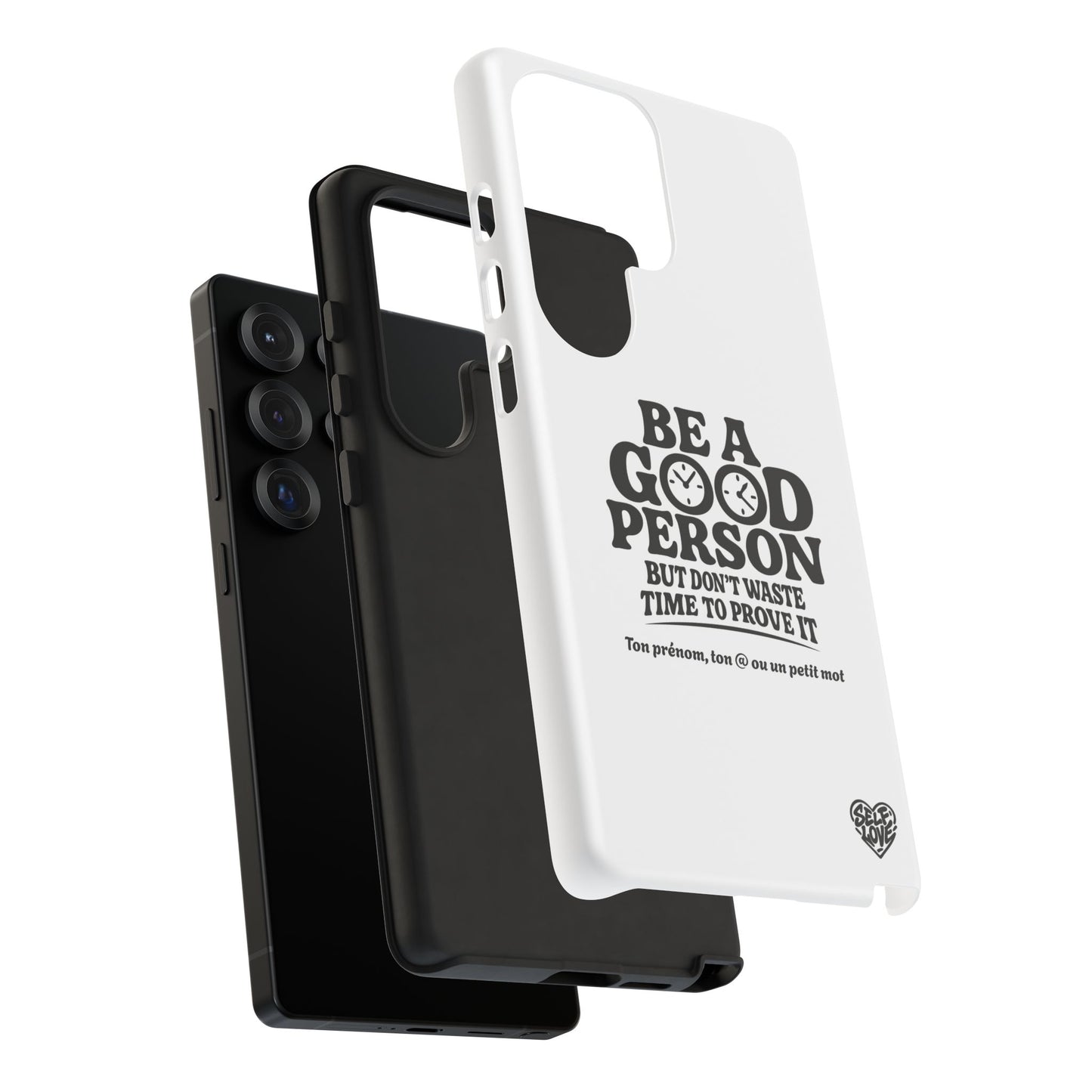 Be A Good Person - Coque Samsung (blanc)