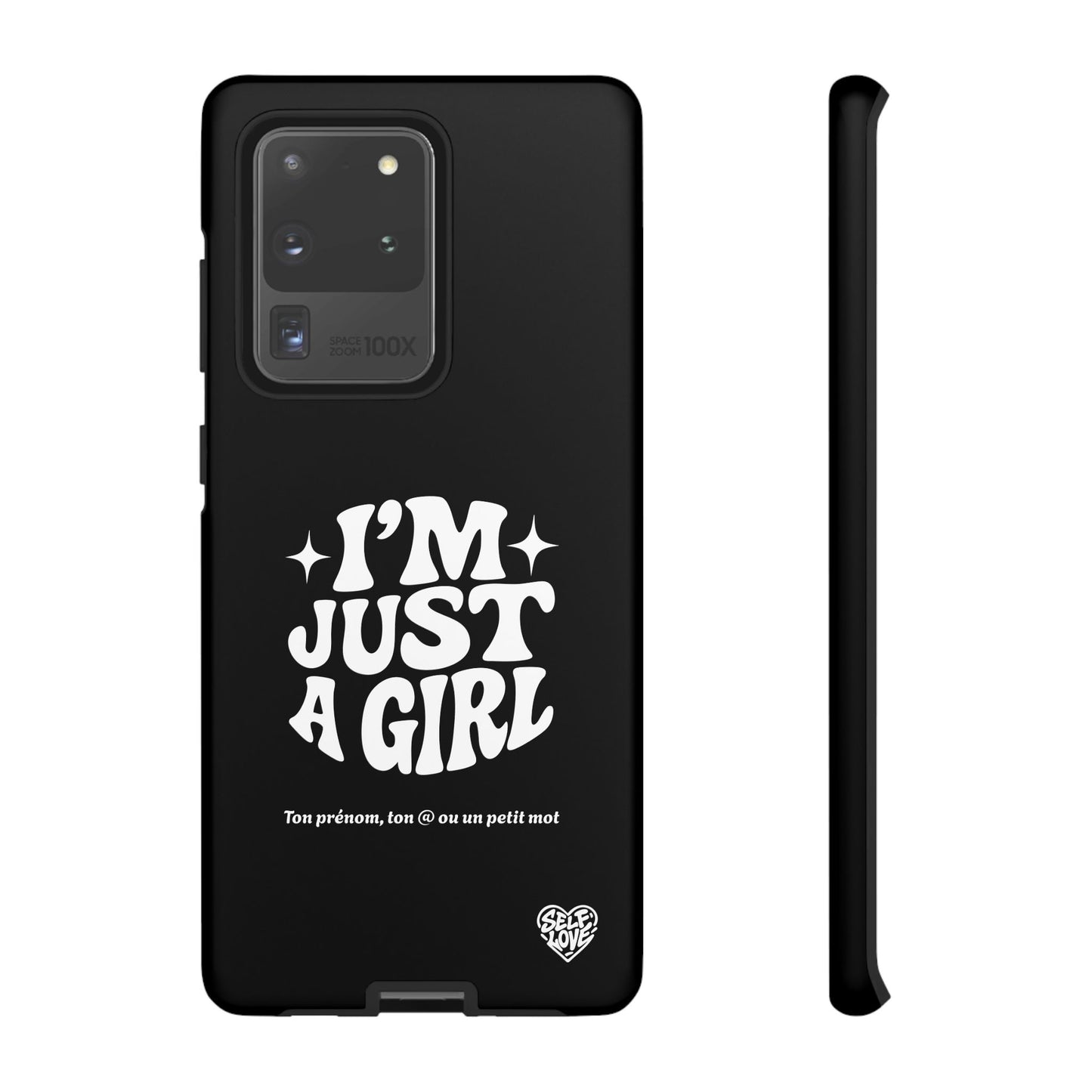 Im Just A Girl - Coque Samsung (noir)