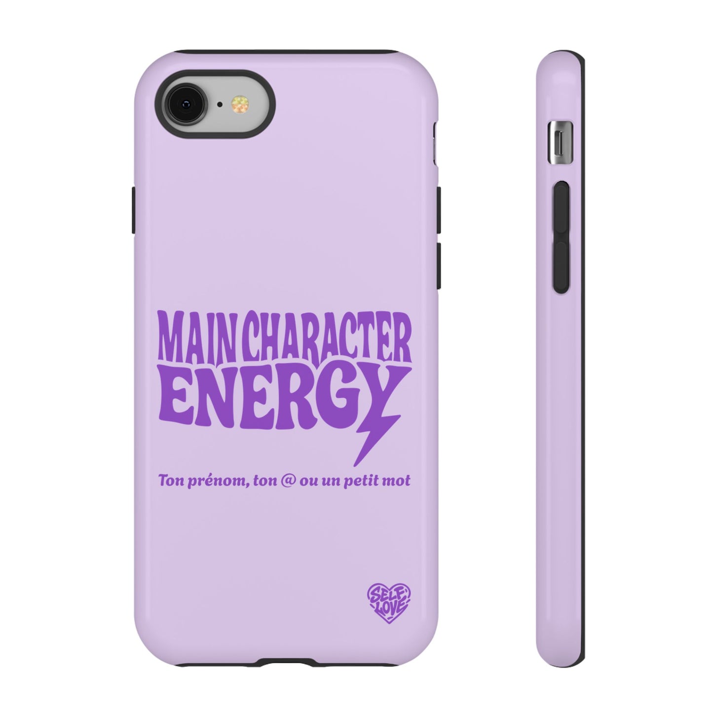 Main Character Energy - Coque iPhone (violet)