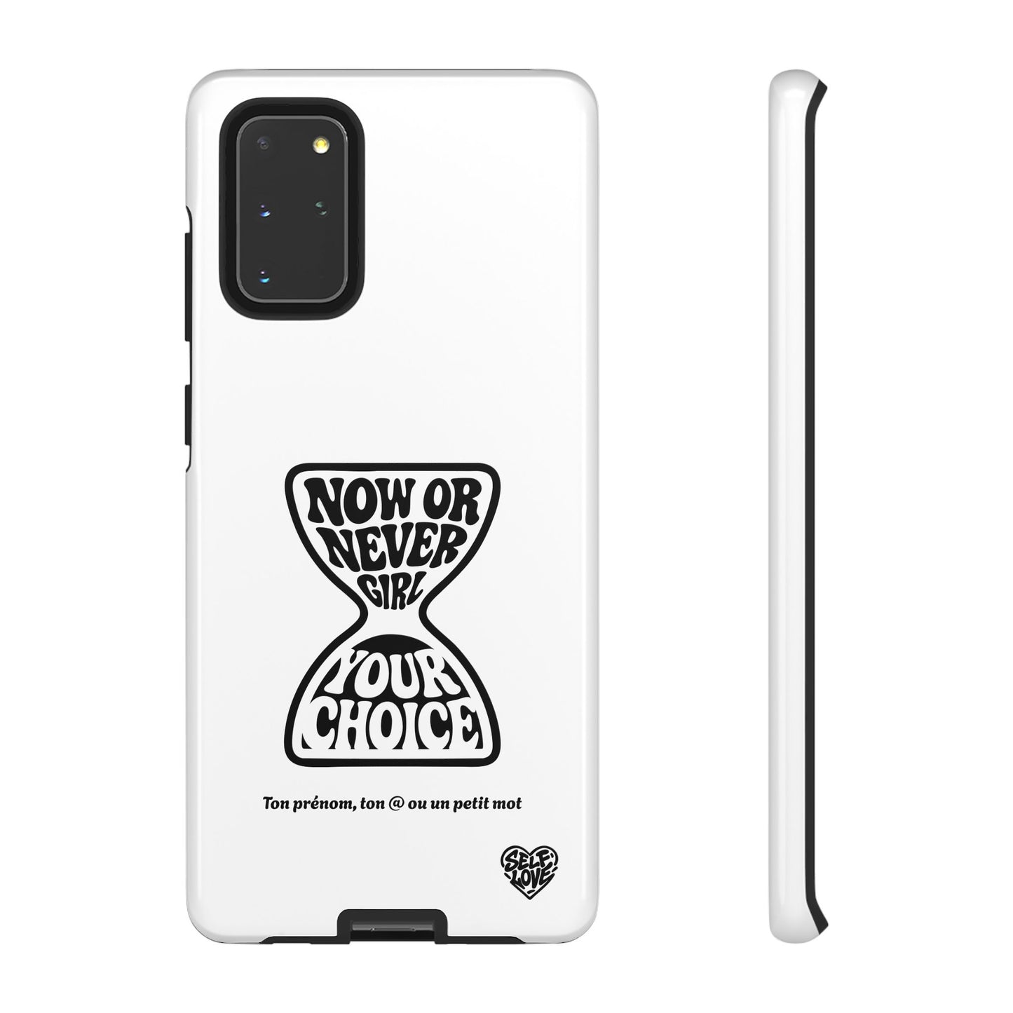 Now Or Never Girl - Coque Samsung (blanc)