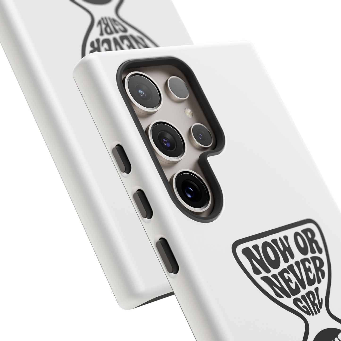 Now Or Never Girl - Coque Samsung (blanc)