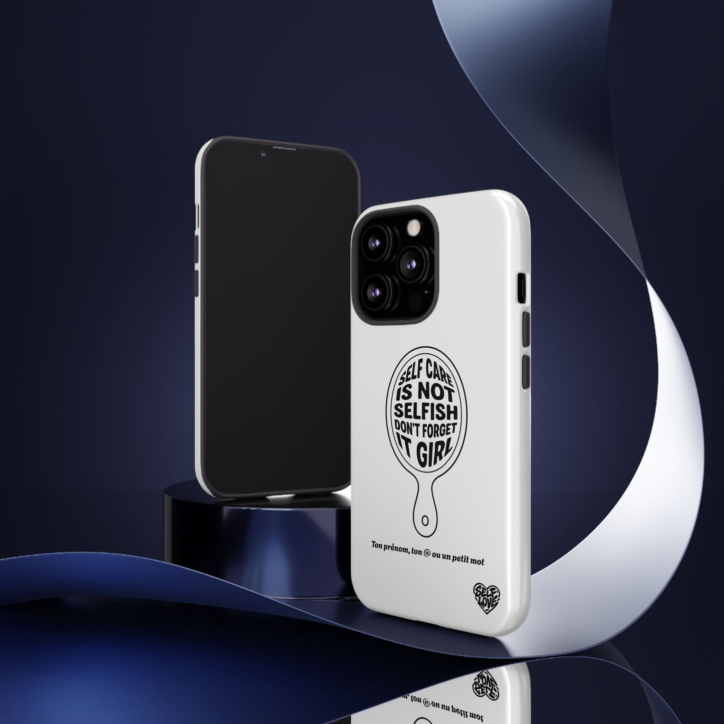 Self Care - Coque iPhone (blanc)