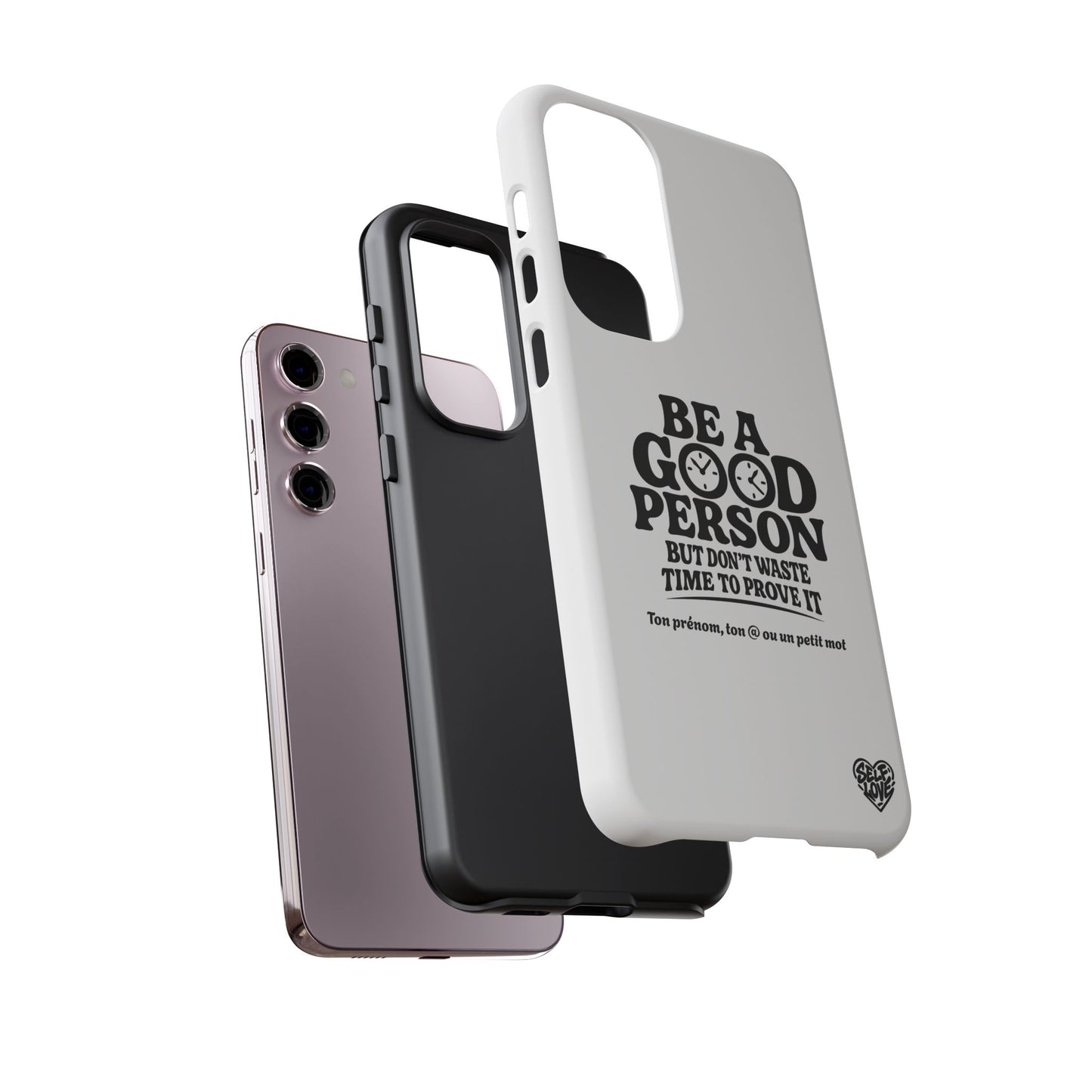 Be A Good Person - Coque Samsung (blanc)