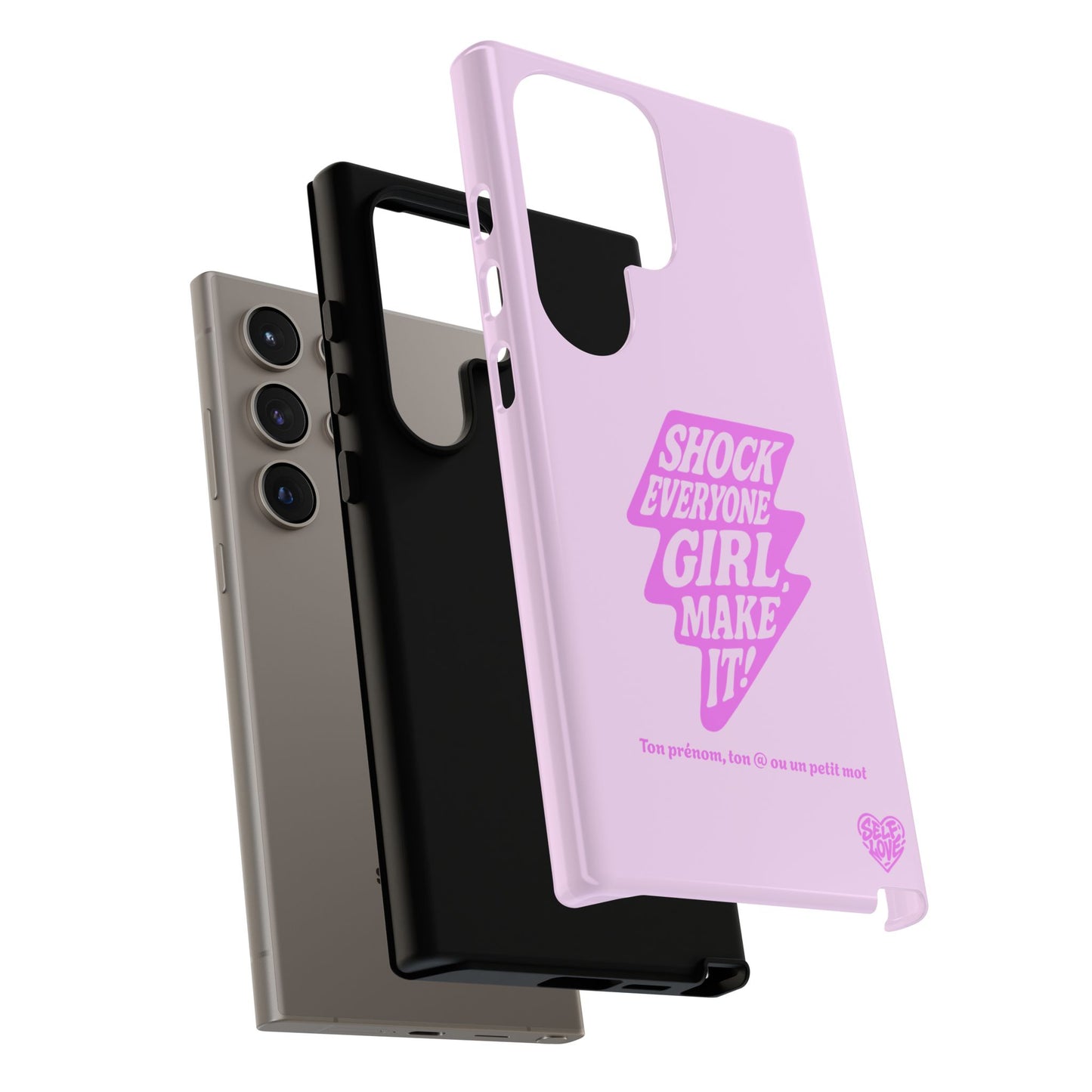 Shock Everyone - Coque Samsung (rose)