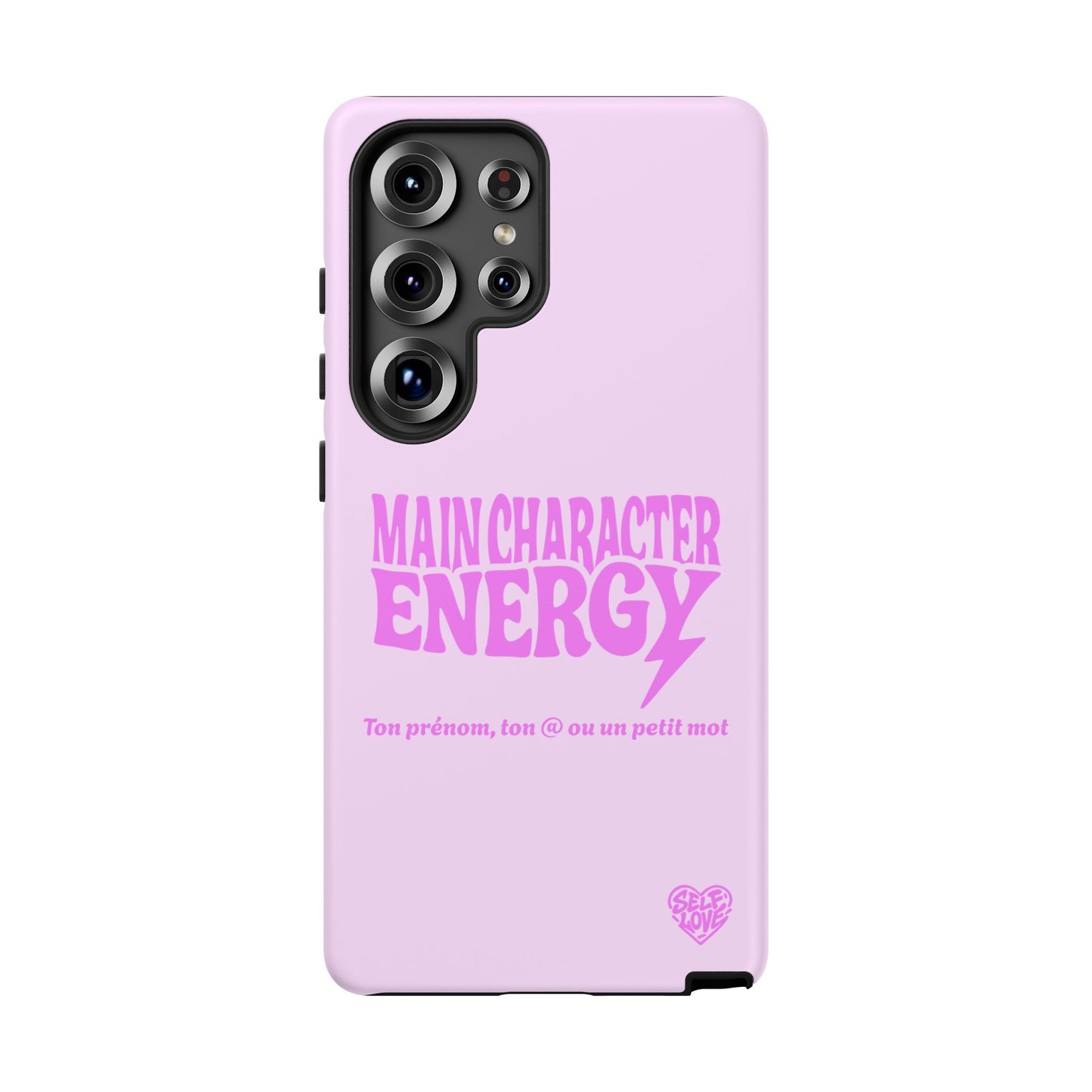 Main Character Energy - Coque Samsung (rose)