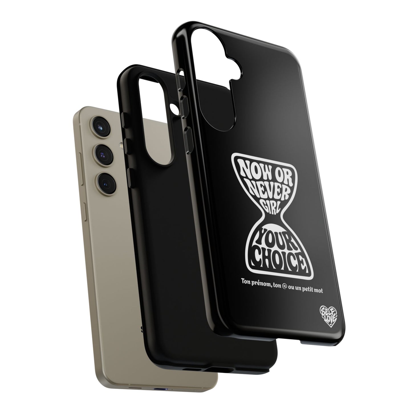 Now Or Never Girl - Coque Samsung (noir)