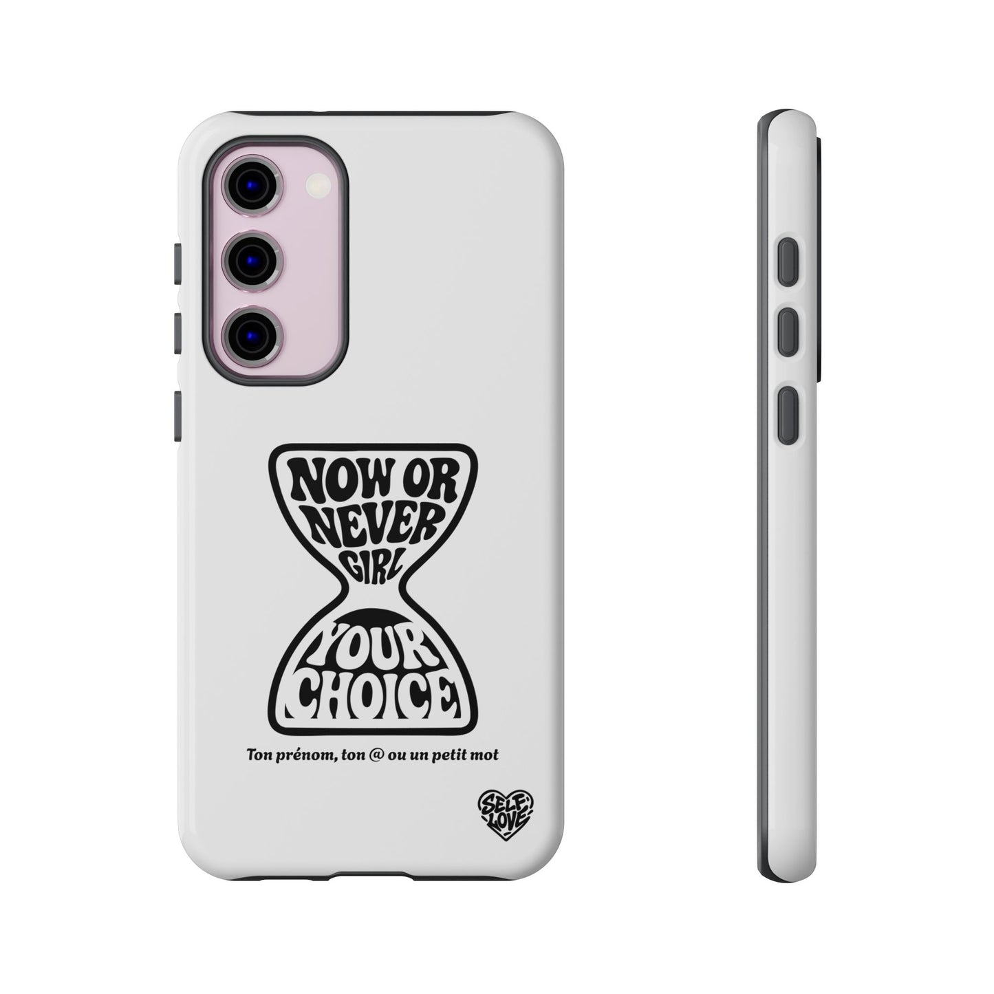 Now Or Never Girl - Coque Samsung (blanc)