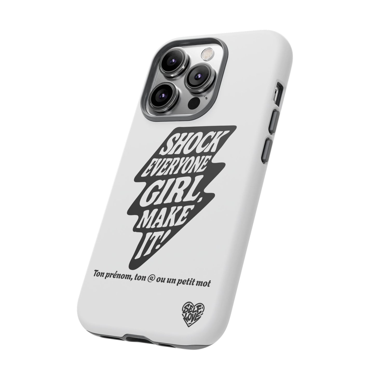 Shock Everyone - Coque iPhone (blanc)
