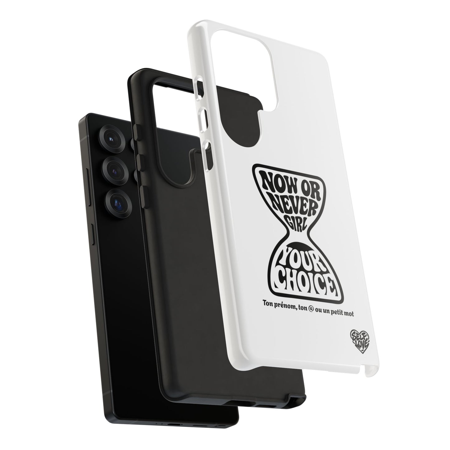Now Or Never Girl - Coque Samsung (blanc)