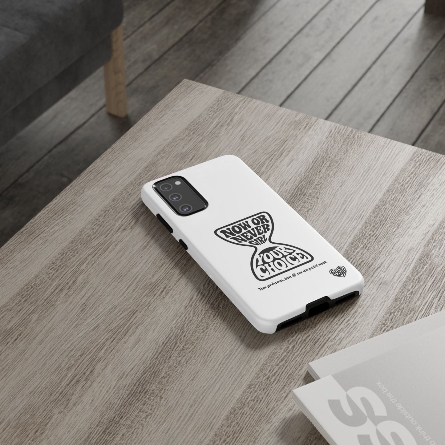 Now Or Never Girl - Coque Samsung (blanc)