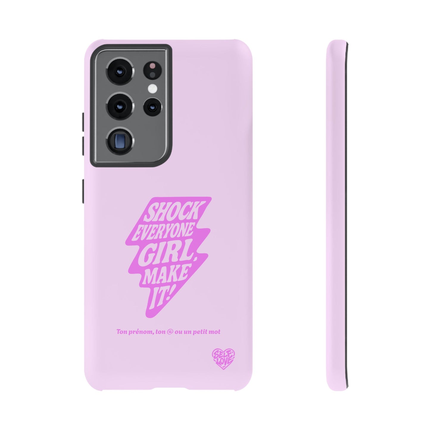 Shock Everyone - Coque Samsung (rose)