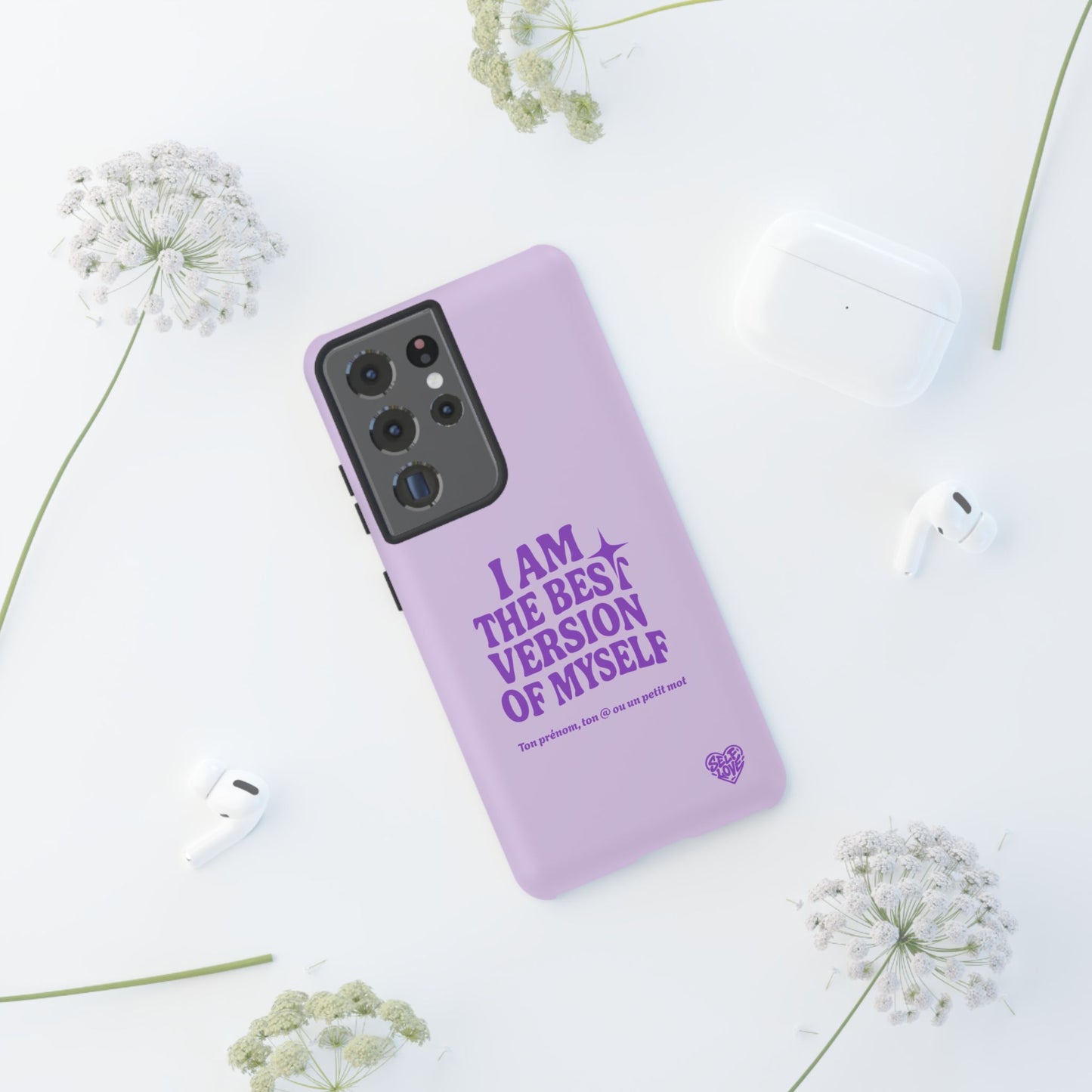 I Am The Best Version Of Myself - Coque Samsung (violet)