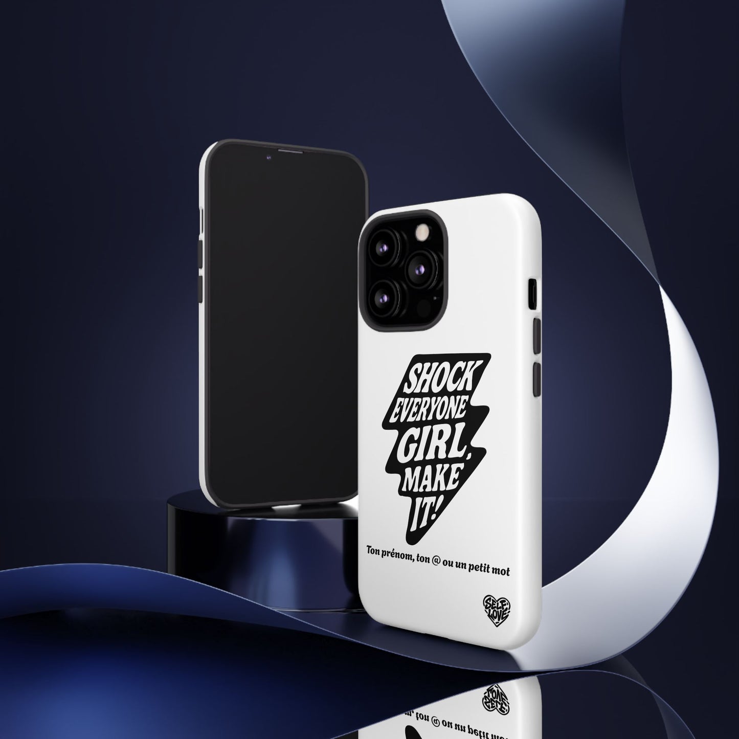 Shock Everyone - Coque iPhone (blanc)