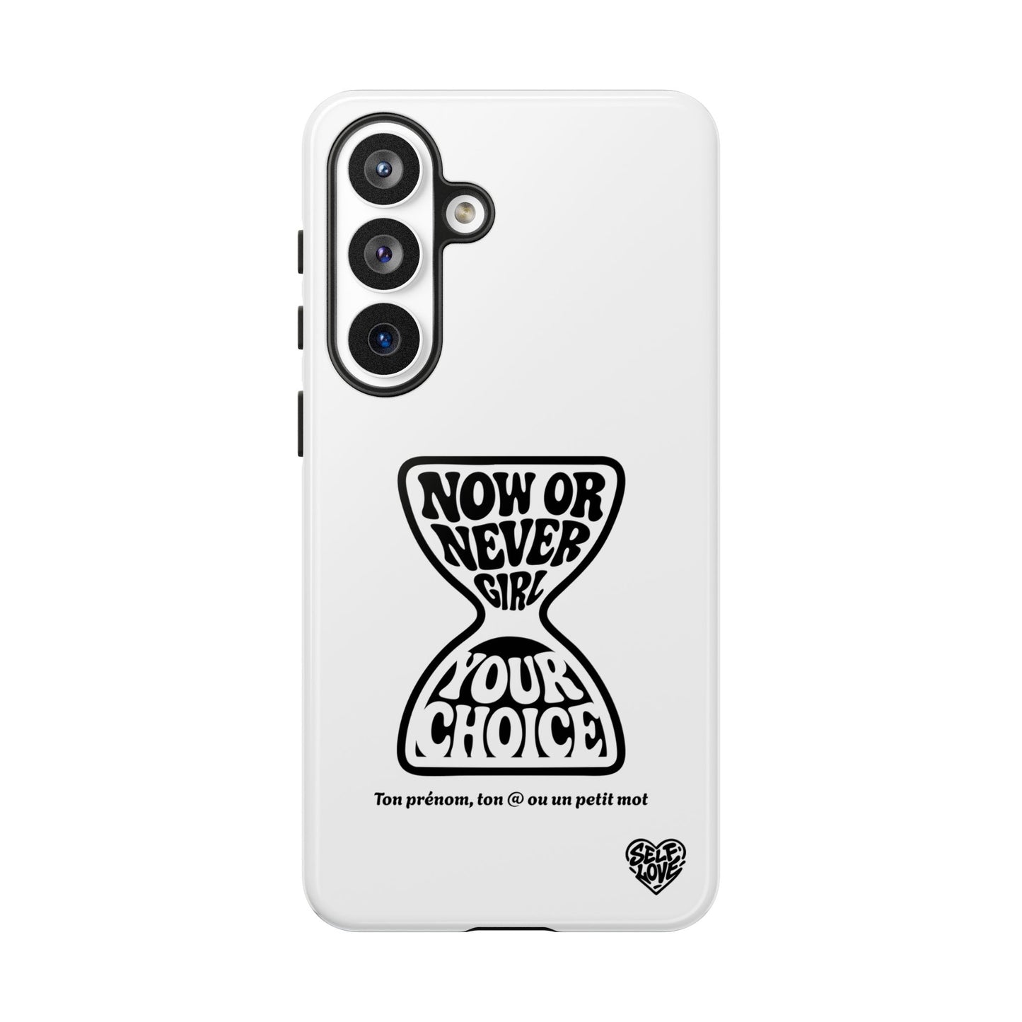Now Or Never Girl - Coque Samsung (blanc)