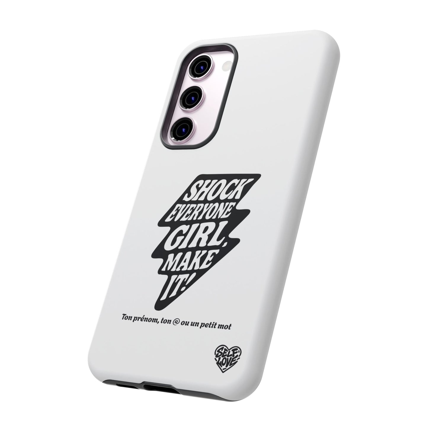 Shock Everyone - Coque Samsung (blanc)