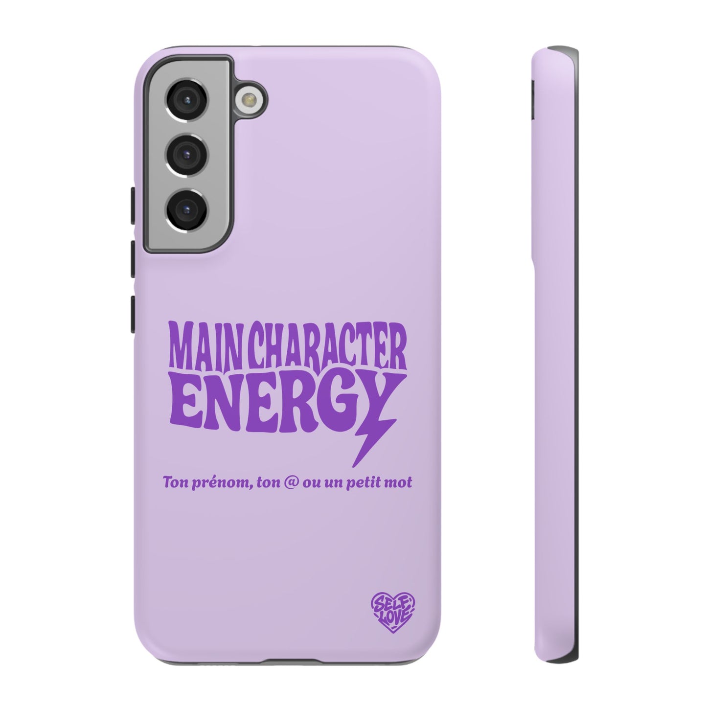 Main Character Energy - Coque Samsung (violet)