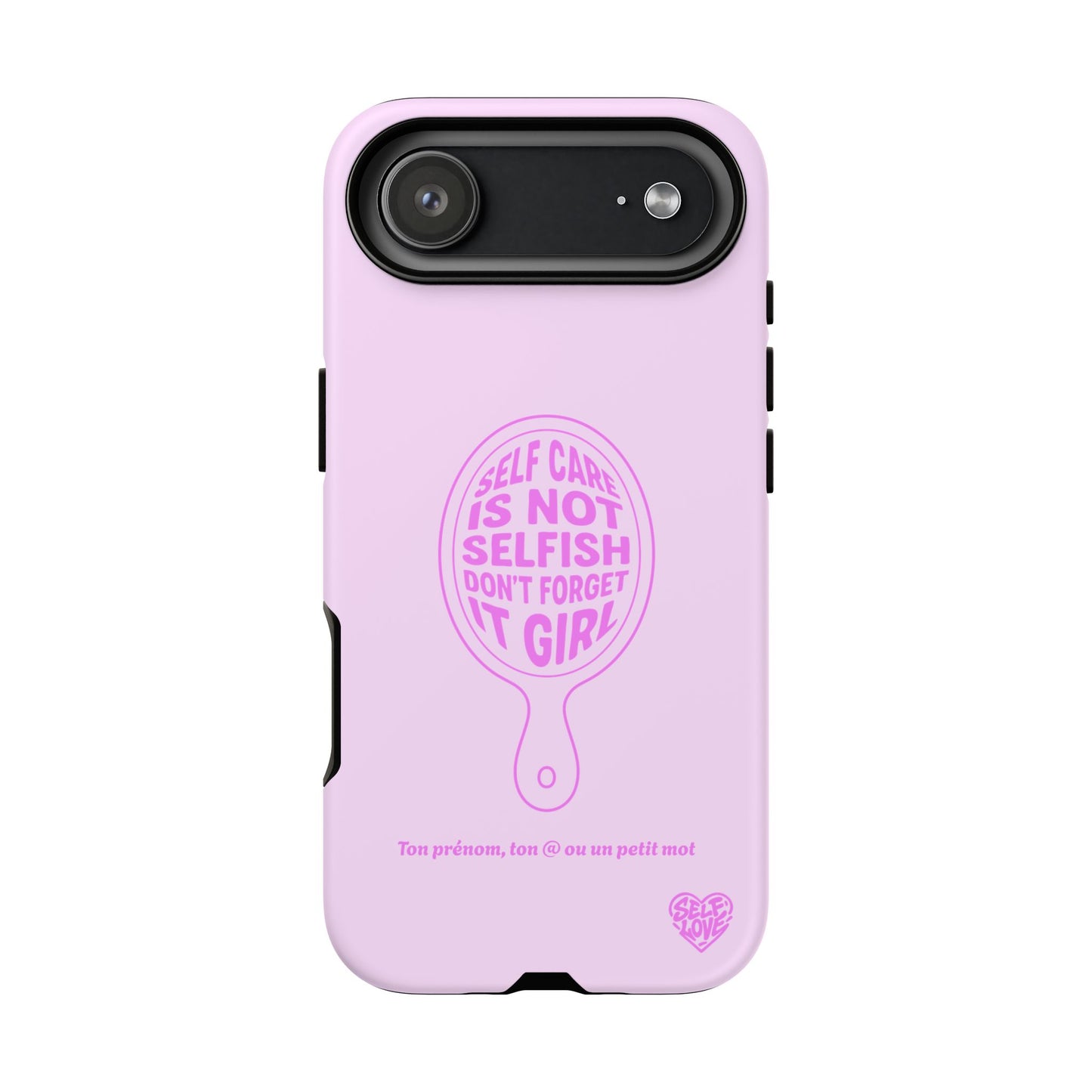 Self Care - Coque iPhone (rose)