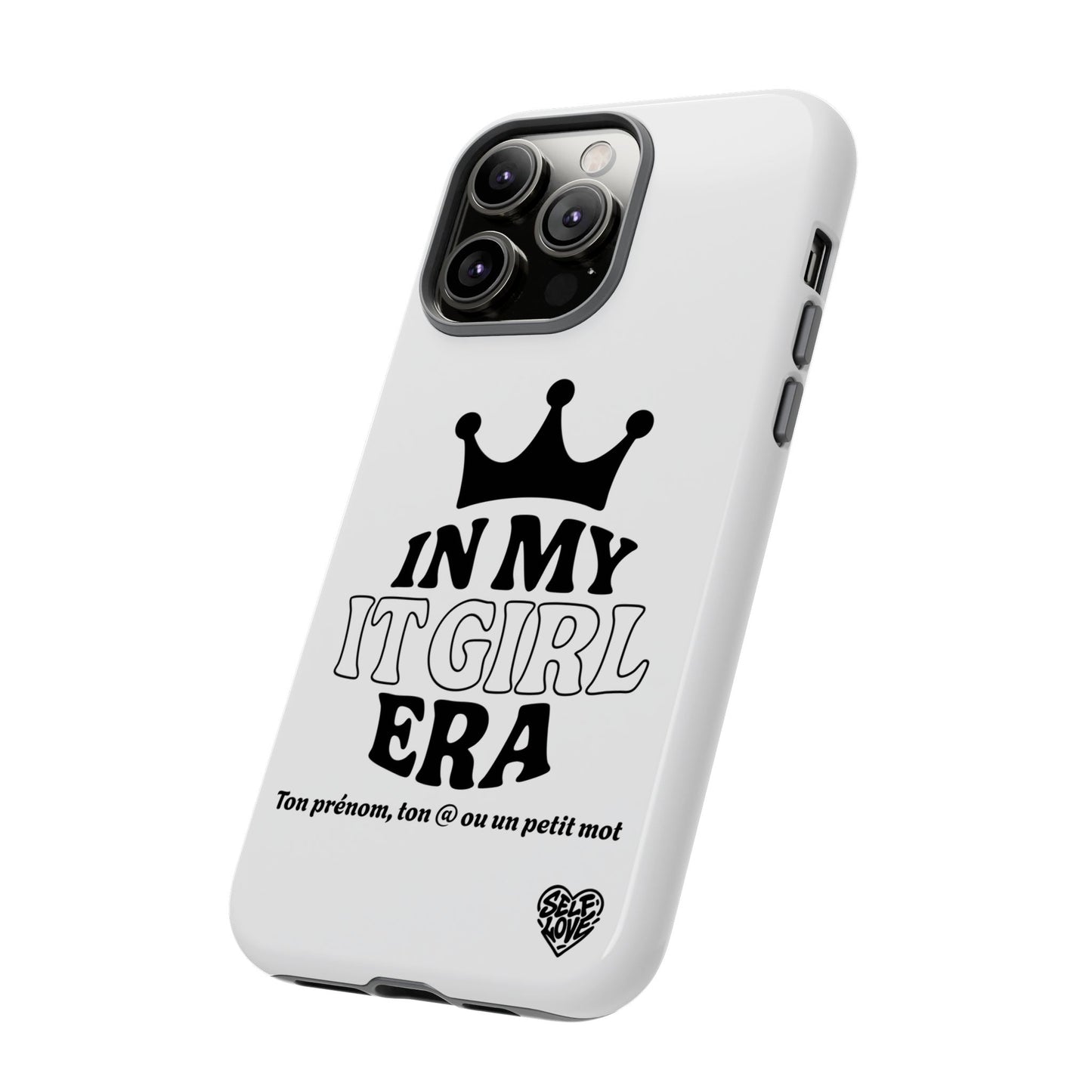 In My It Girl Era - Coque iPhone (blanc)