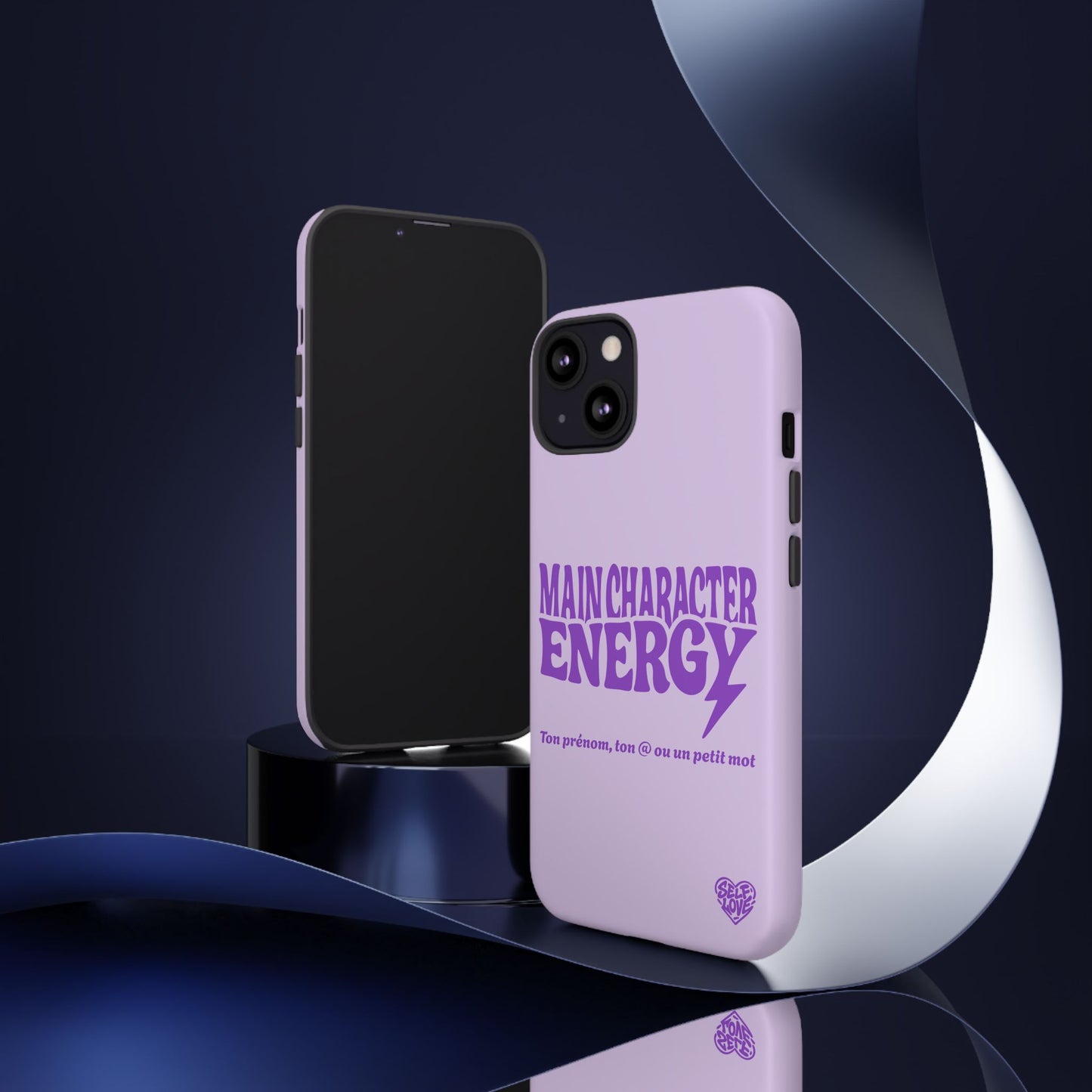 Main Character Energy - Coque iPhone (violet)