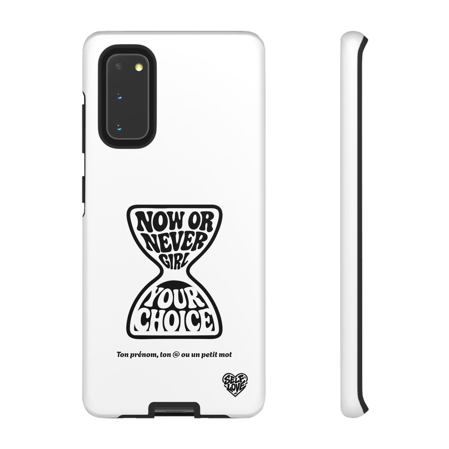 Now Or Never Girl - Coque Samsung (blanc)