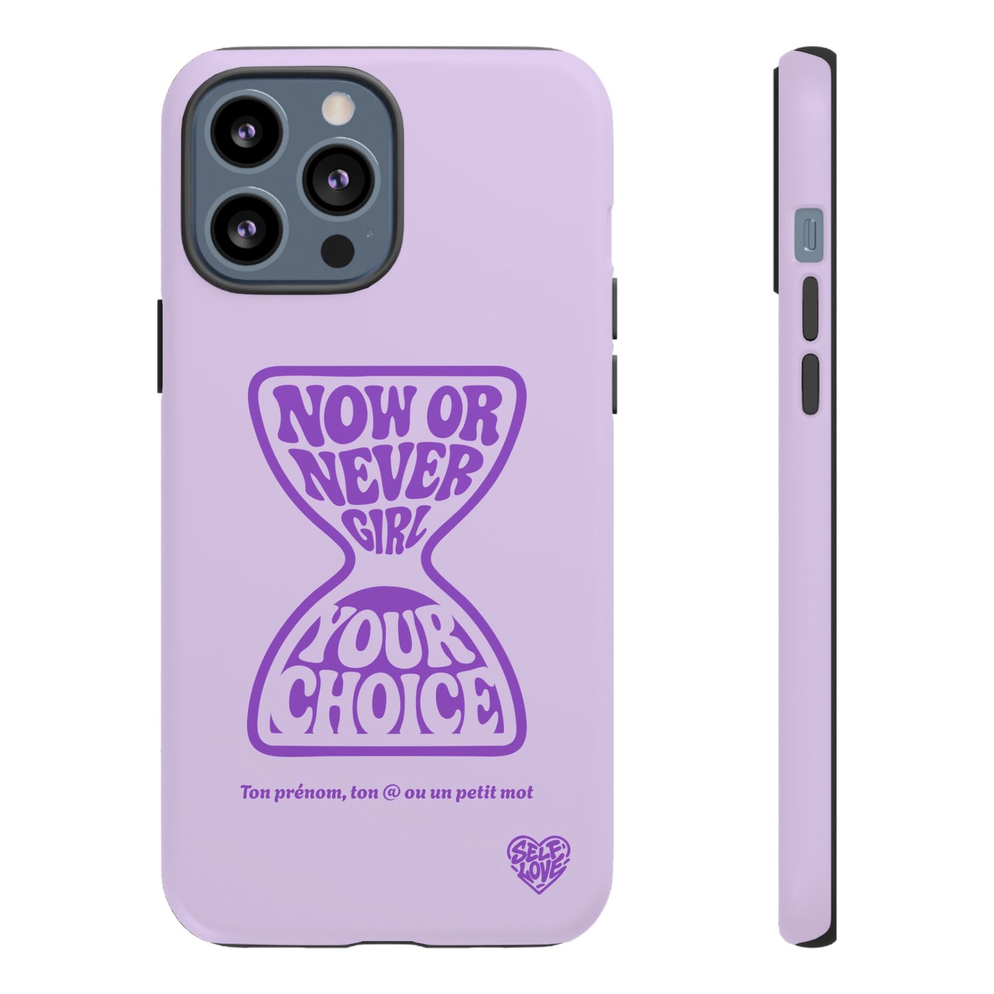 Now Or Never Girl - Coque iPhone (violet)