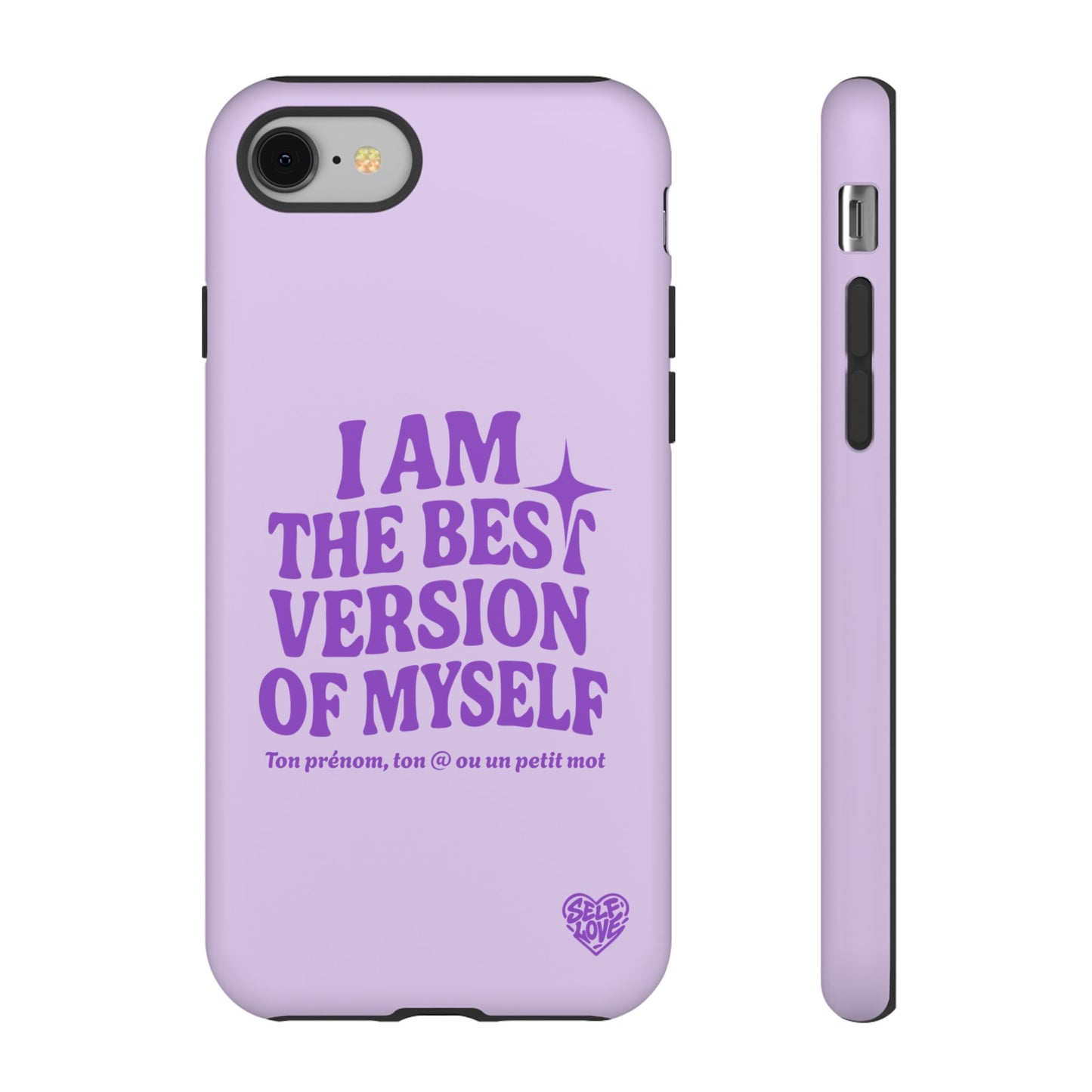I Am The Best Version Of Myself - Coque iPhone (violet)