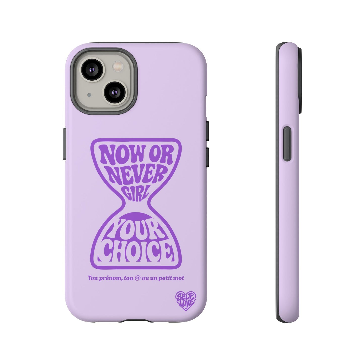 Now Or Never Girl - Coque iPhone (violet)