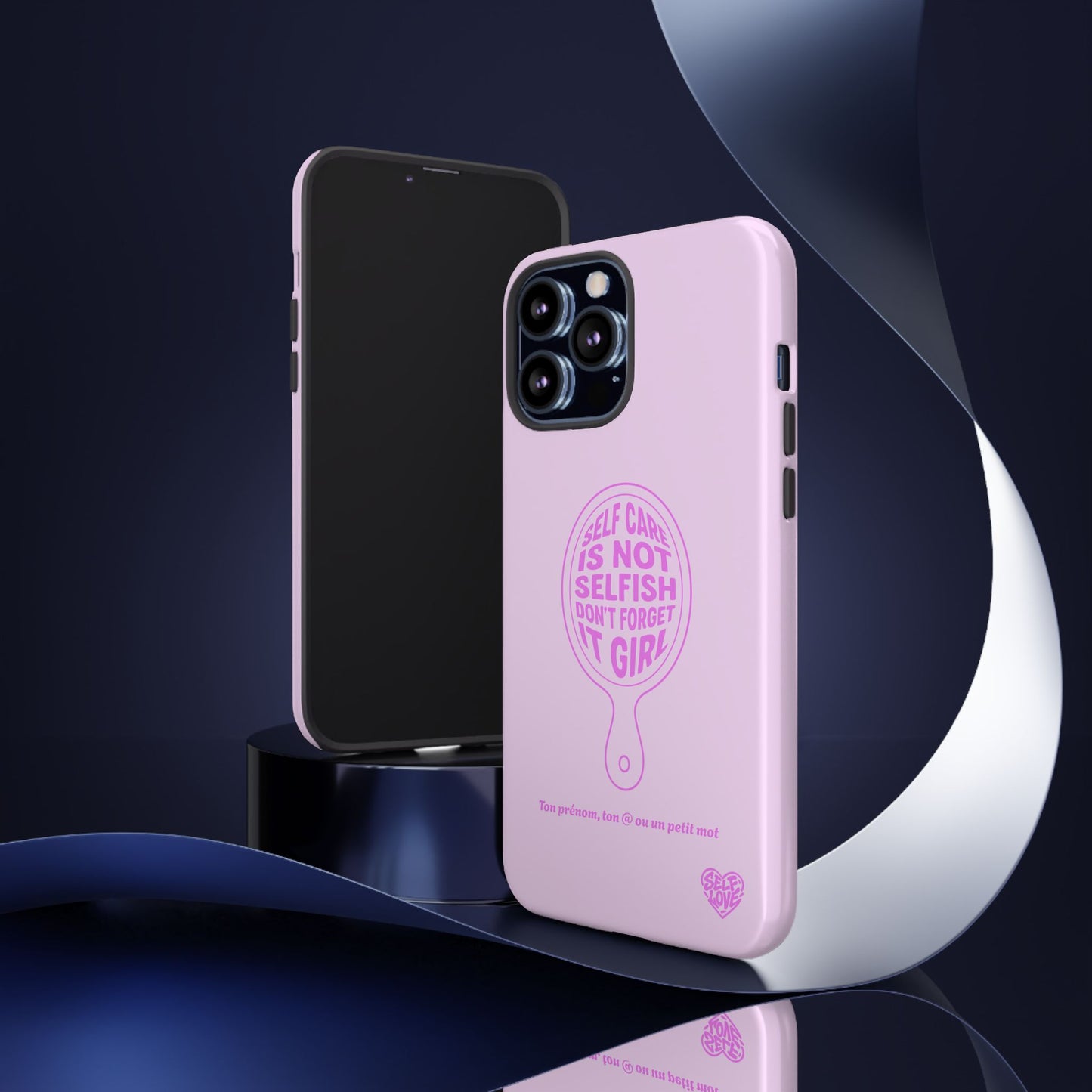 Self Care - Coque iPhone (rose)