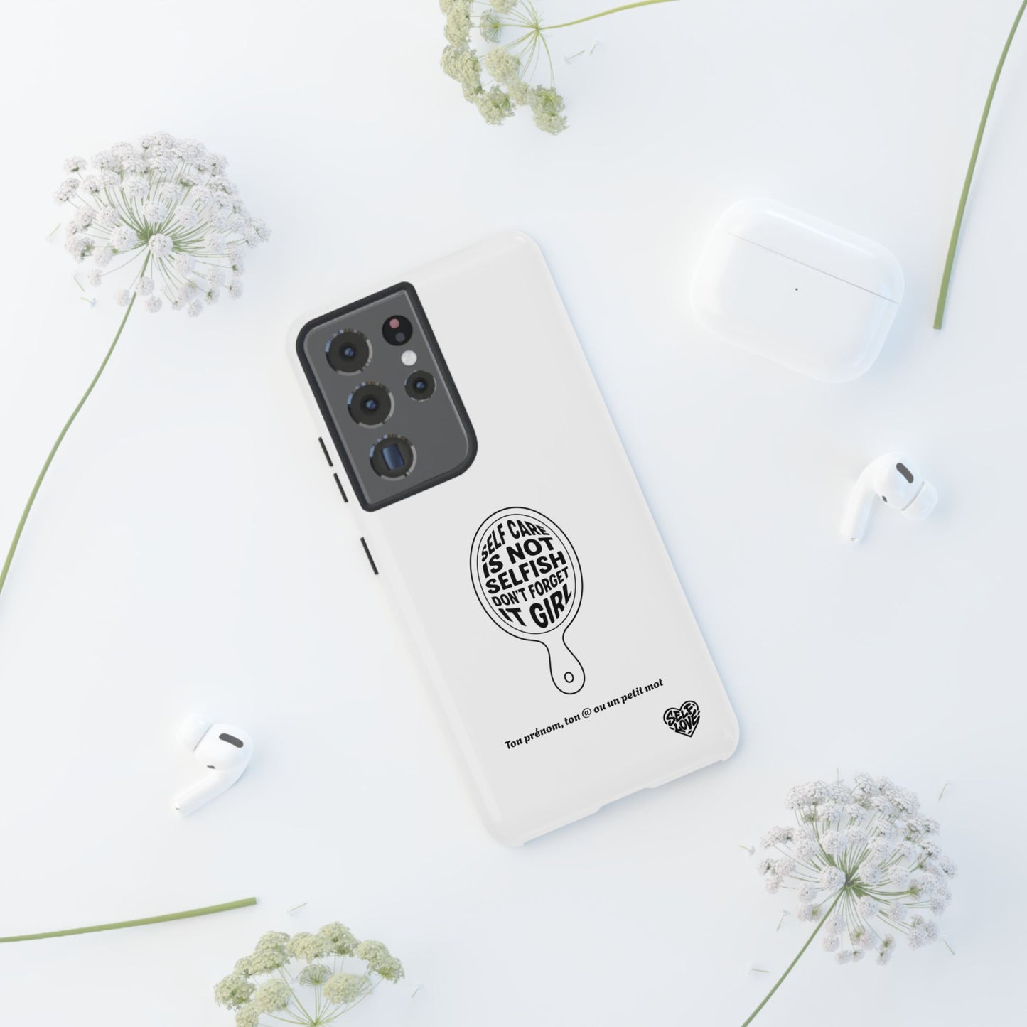 Self Care - Coque Samsung (blanc)