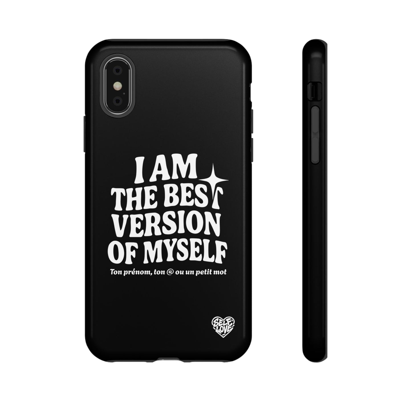 I Am The Best Version Of Myself - Coque iPhone (noir)