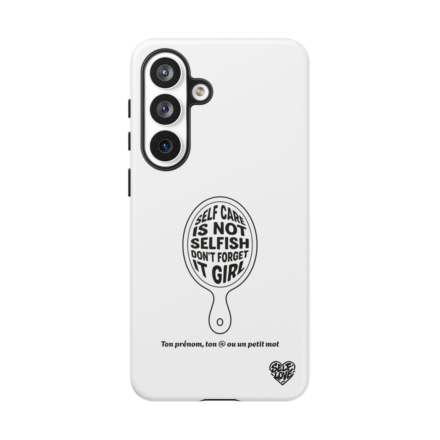 Self Care - Coque Samsung (blanc)