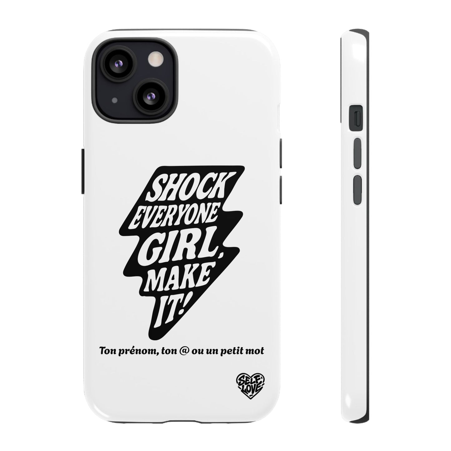 Shock Everyone - Coque iPhone (blanc)