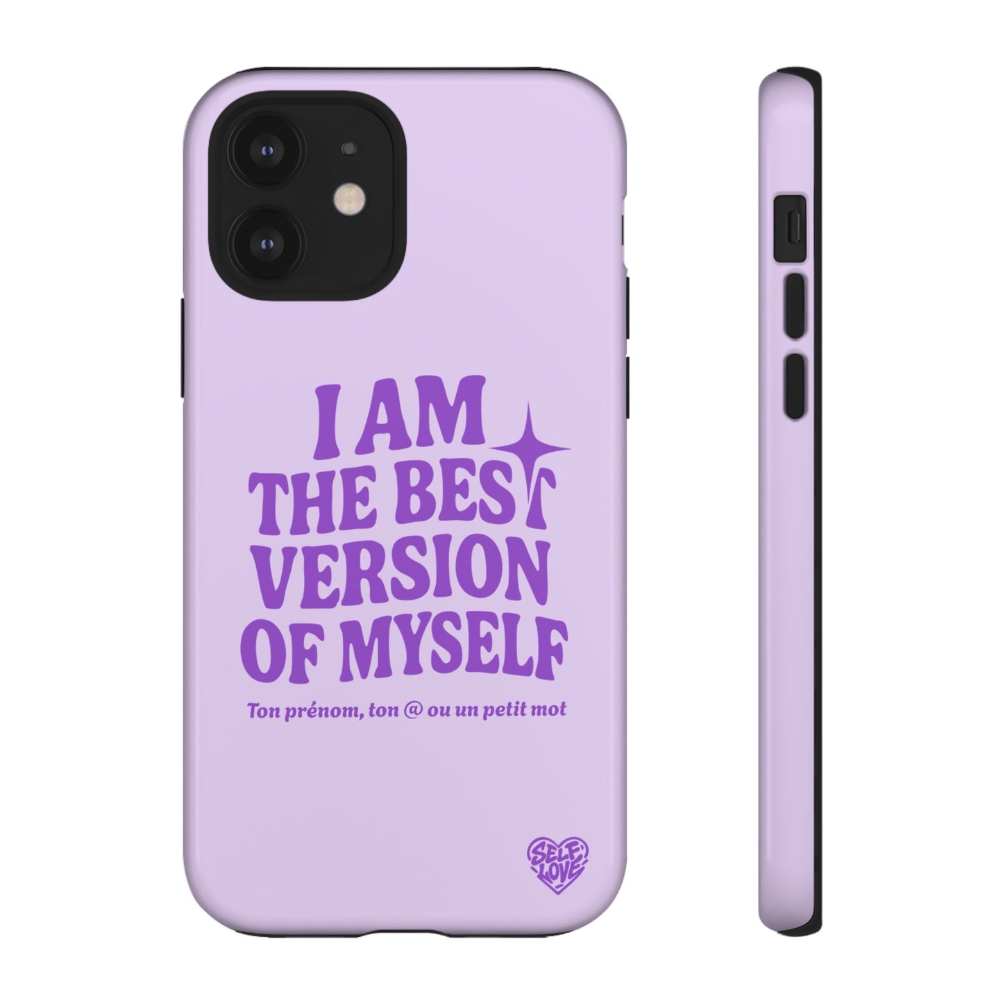 I Am The Best Version Of Myself - Coque iPhone (violet)