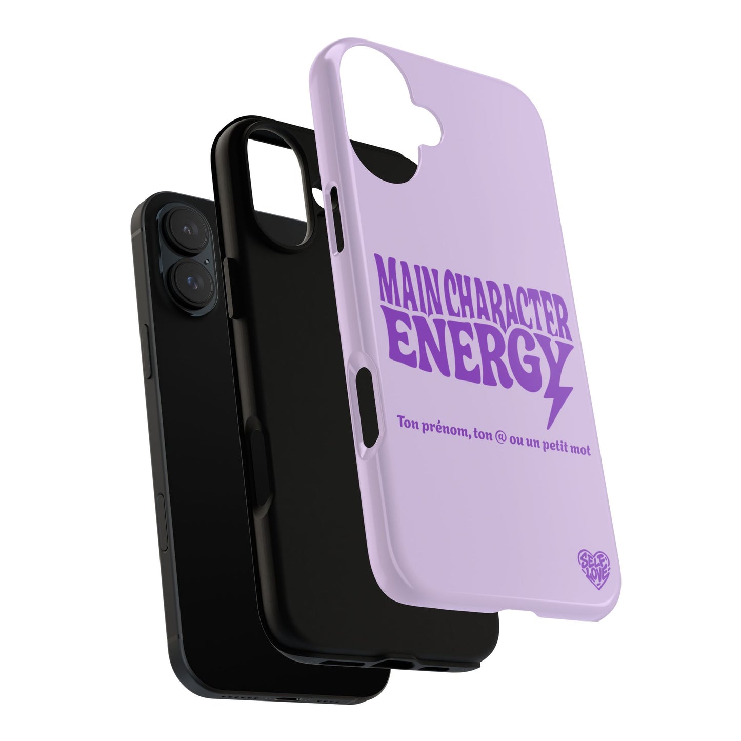 Main Character Energy - Coque iPhone (violet)