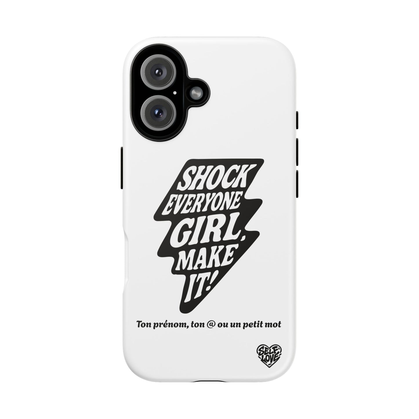 Shock Everyone - Coque iPhone (blanc)