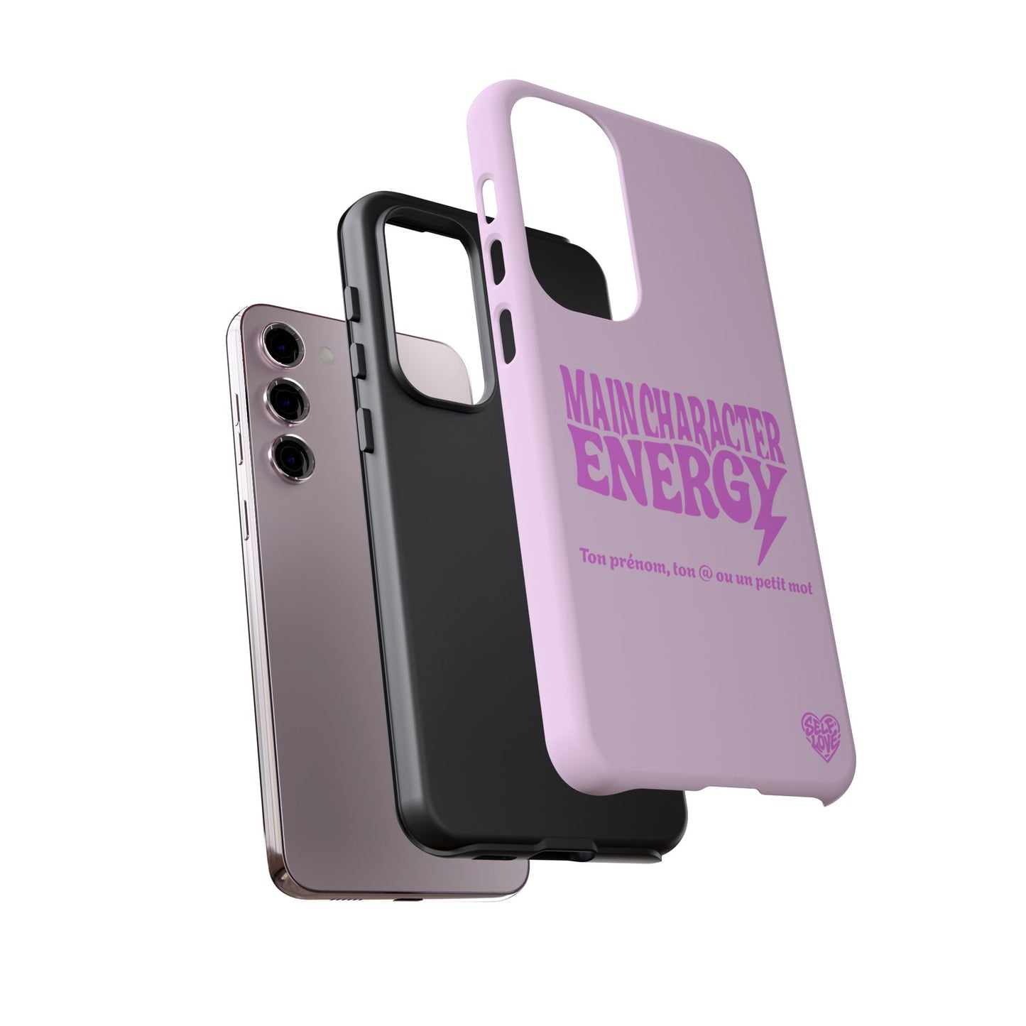 Main Character Energy - Coque Samsung (rose)