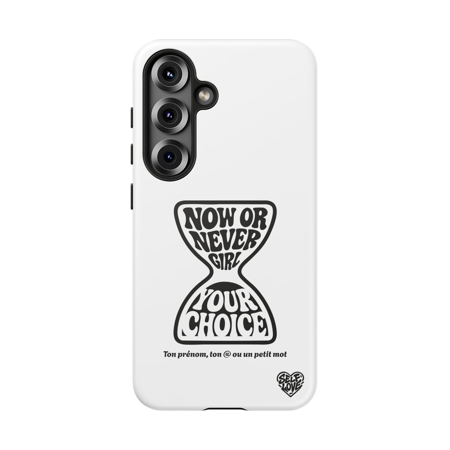 Now Or Never Girl - Coque Samsung (blanc)